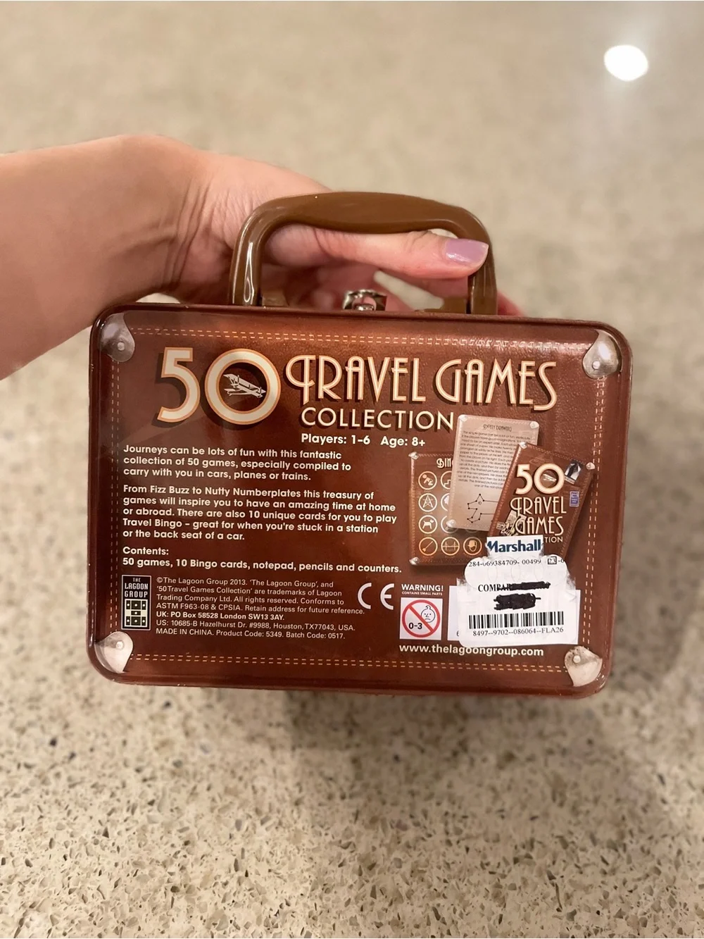 50 Travel Games Collection - Brown